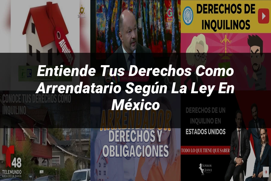 "Entiende tus Derechos como Arrendatario según la Ley en México"
