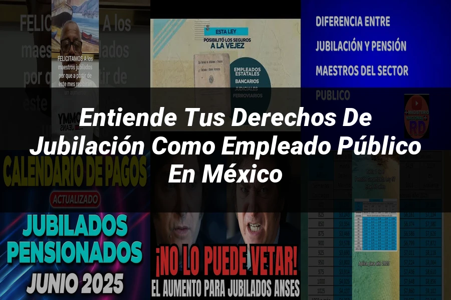 "Entiende tus Derechos de Jubilación como Empleado Público en México"