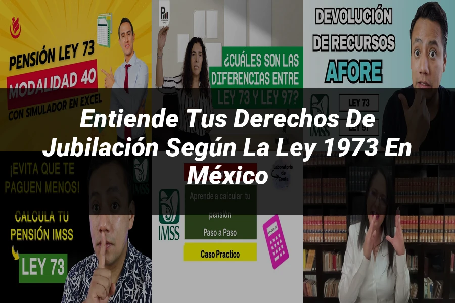 "Entiende tus Derechos de Jubilación según la Ley 1973 en México"