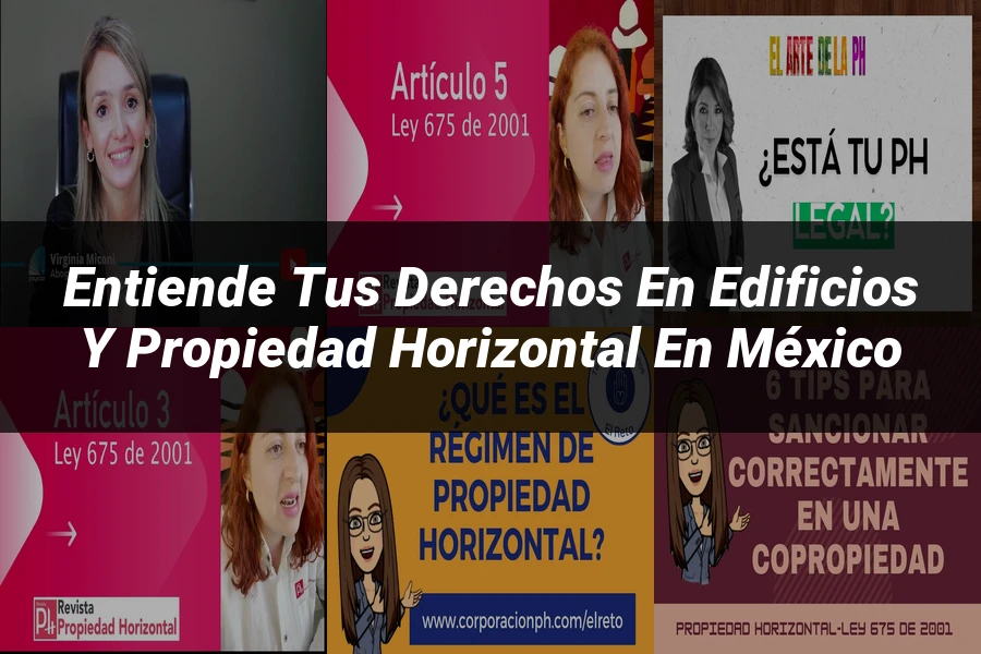 "Entiende tus Derechos en Edificios y Propiedad Horizontal en México"