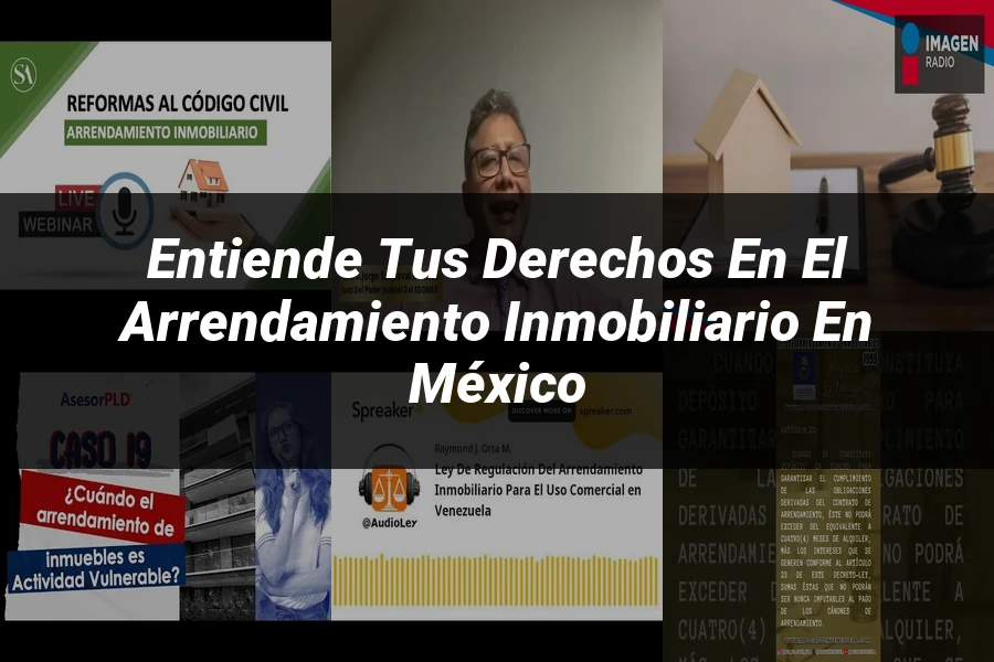 "Entiende tus Derechos en el Arrendamiento Inmobiliario en México"
