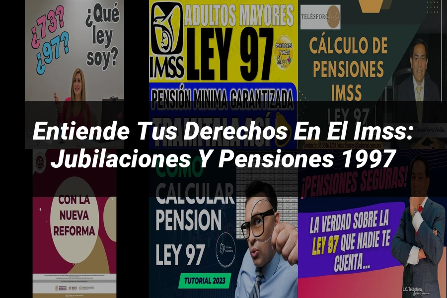 "Entiende tus Derechos en el IMSS: Jubilaciones y Pensiones 1997"