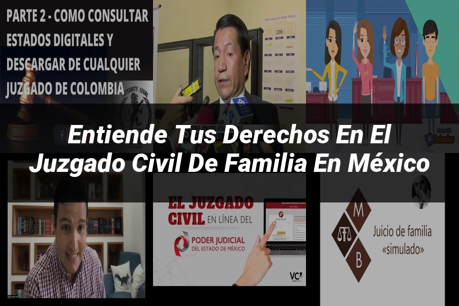 "Entiende tus Derechos en el Juzgado Civil de Familia en México"