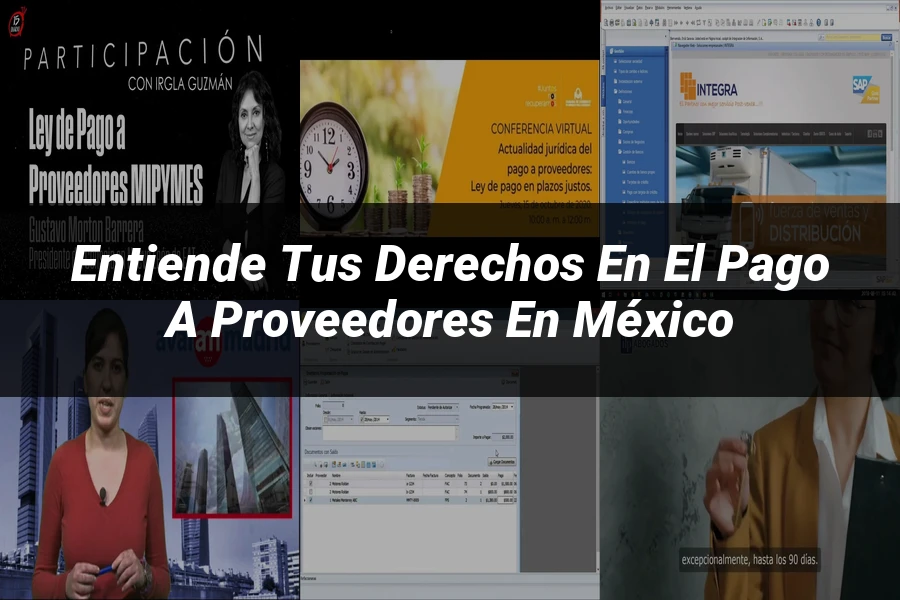 "Entiende tus Derechos en el Pago a Proveedores en México"