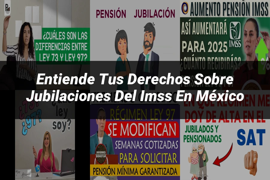 "Entiende tus Derechos sobre Jubilaciones del IMSS en México"