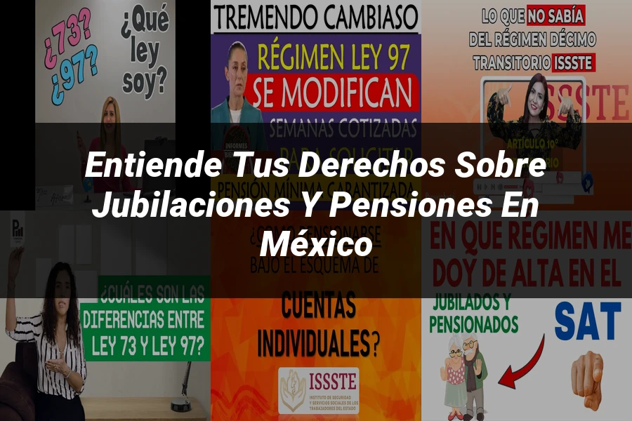 "Entiende tus Derechos sobre Jubilaciones y Pensiones en México"