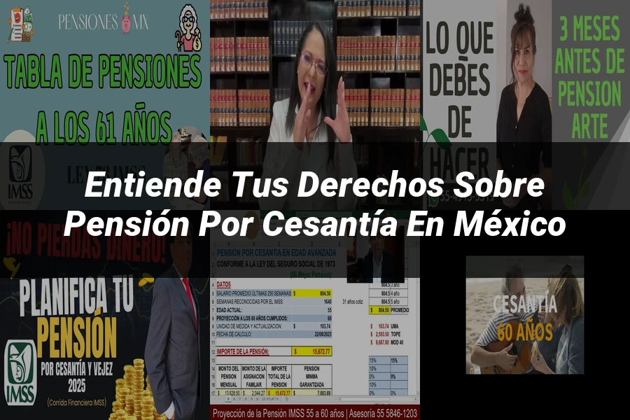 "Entiende tus Derechos sobre Pensión por Cesantía en México"