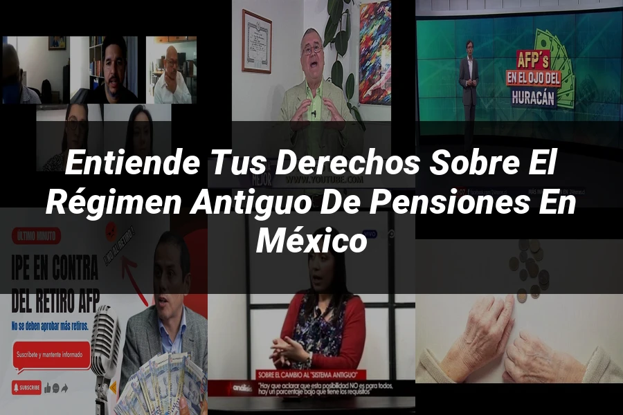 "Entiende tus Derechos sobre el Régimen Antiguo de Pensiones en México"