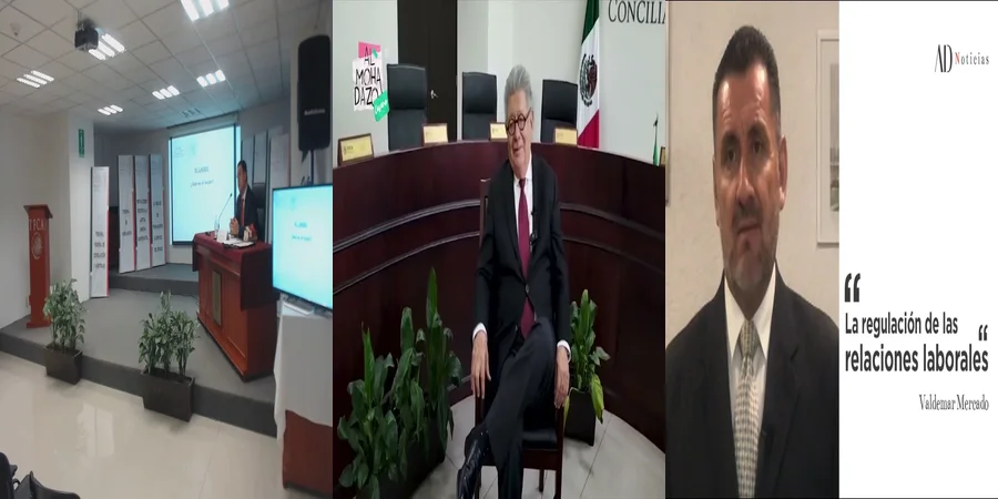 "Estado procesal en el tribunal federal de conciliación en México"