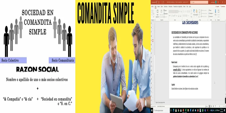 "Estatutos de una Sociedad en Comandita Simple: Claves Legales en México"