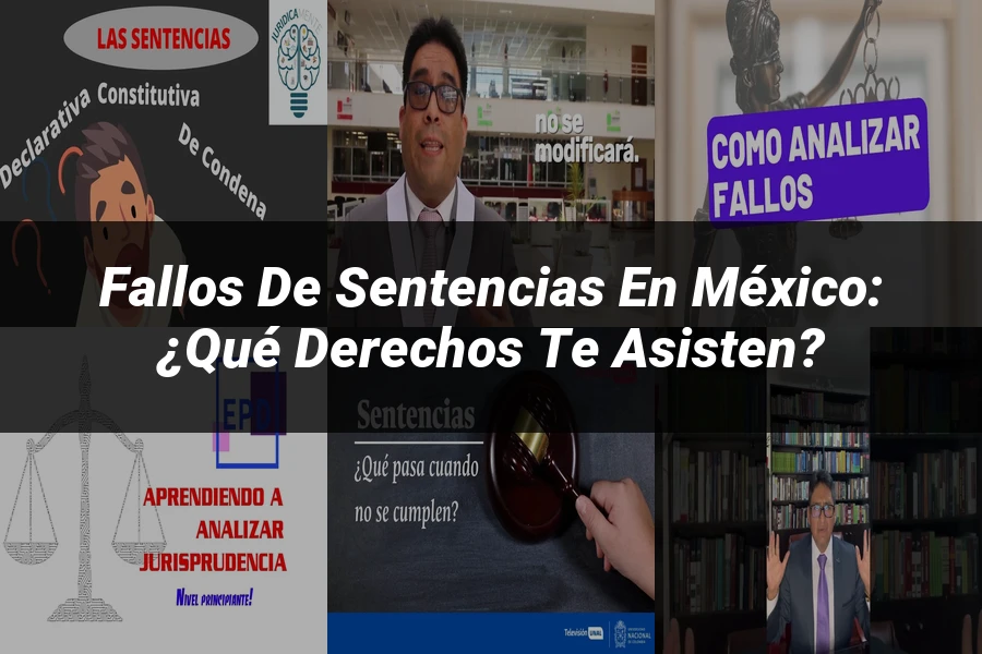 "Fallos de Sentencias en México: ¿Qué Derechos Te Asisten?"