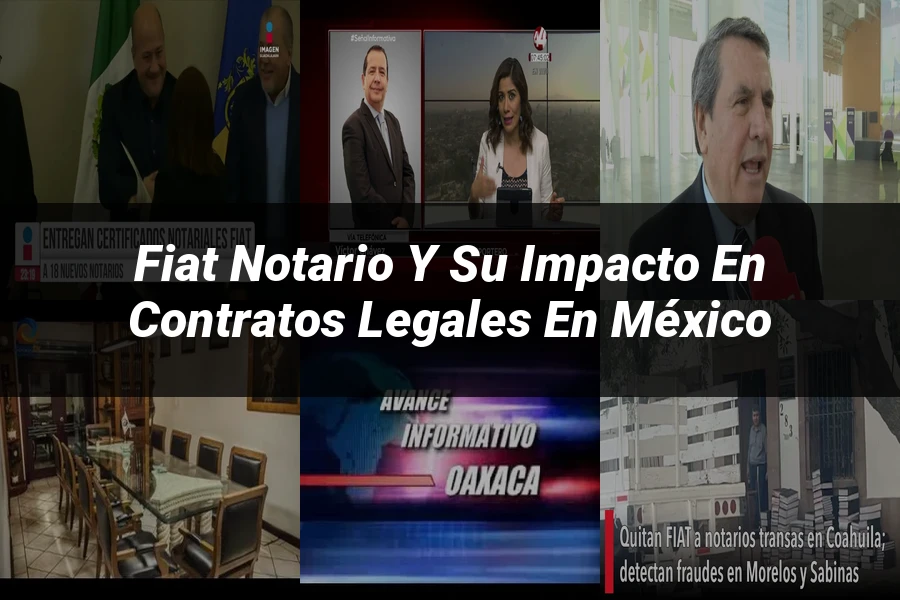 "Fiat notario y su impacto en contratos legales en México"