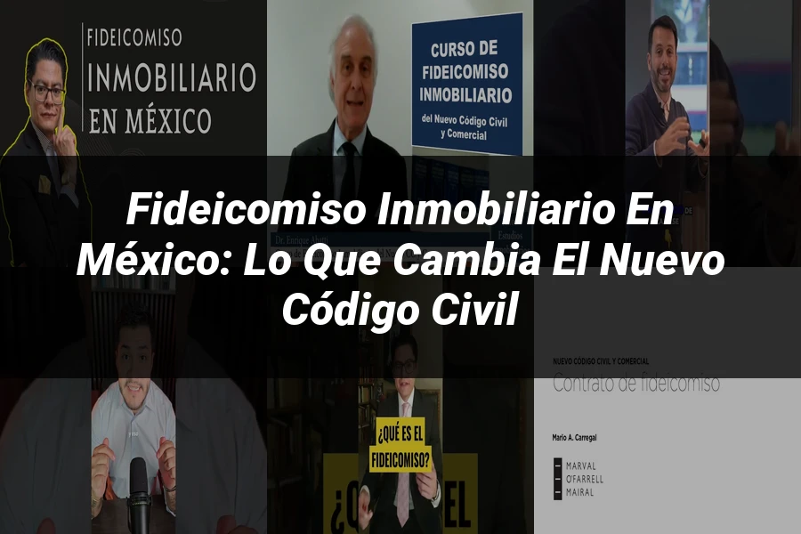 "Fideicomiso Inmobiliario en México: Lo que Cambia el Nuevo Código Civil