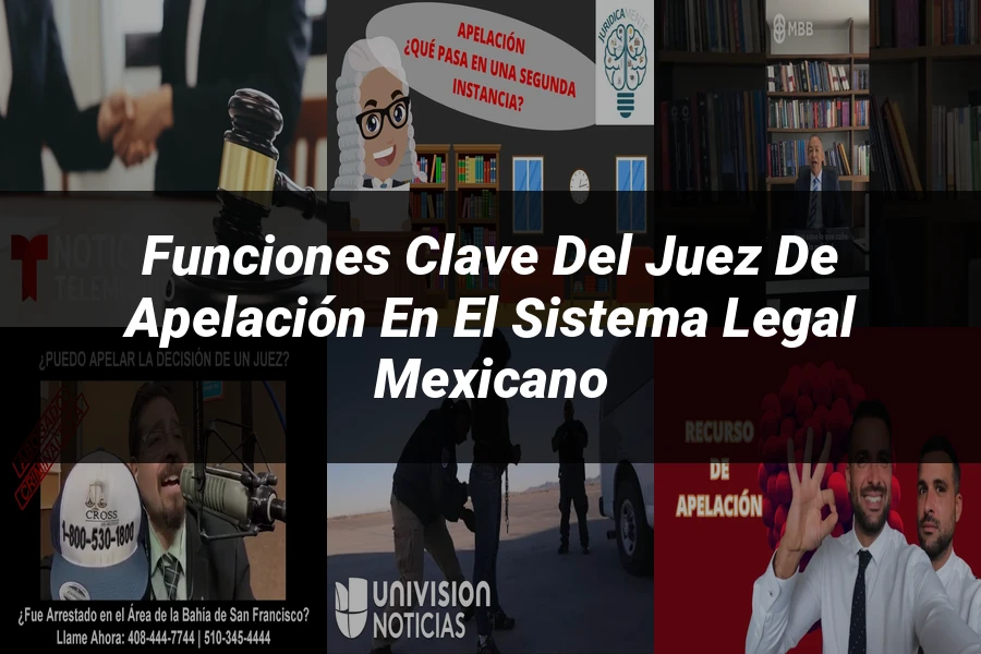 "Funciones Clave del Juez de Apelación en el Sistema Legal Mexicano"