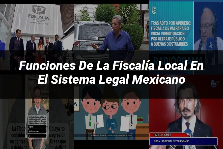 "Funciones de la fiscalía local en el sistema legal mexicano"