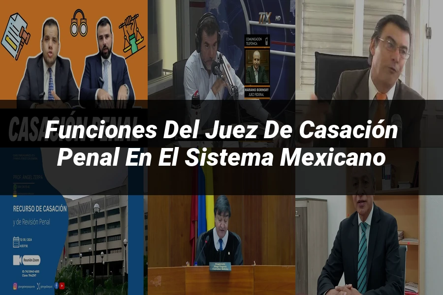 "Funciones del Juez de Casación Penal en el Sistema Mexicano"