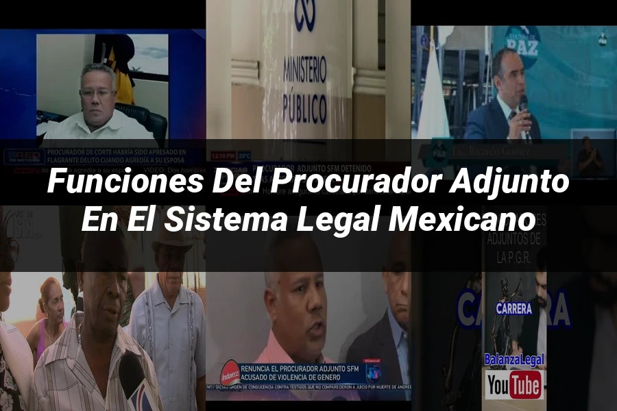 "Funciones del Procurador Adjunto en el Sistema Legal Mexicano"