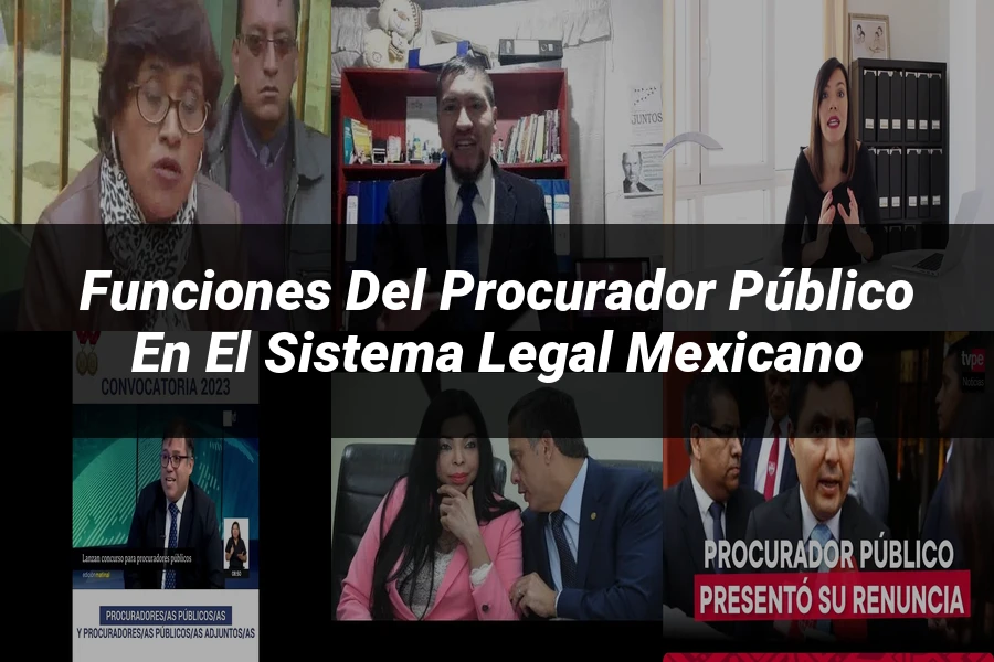 "Funciones del Procurador Público en el Sistema Legal Mexicano"