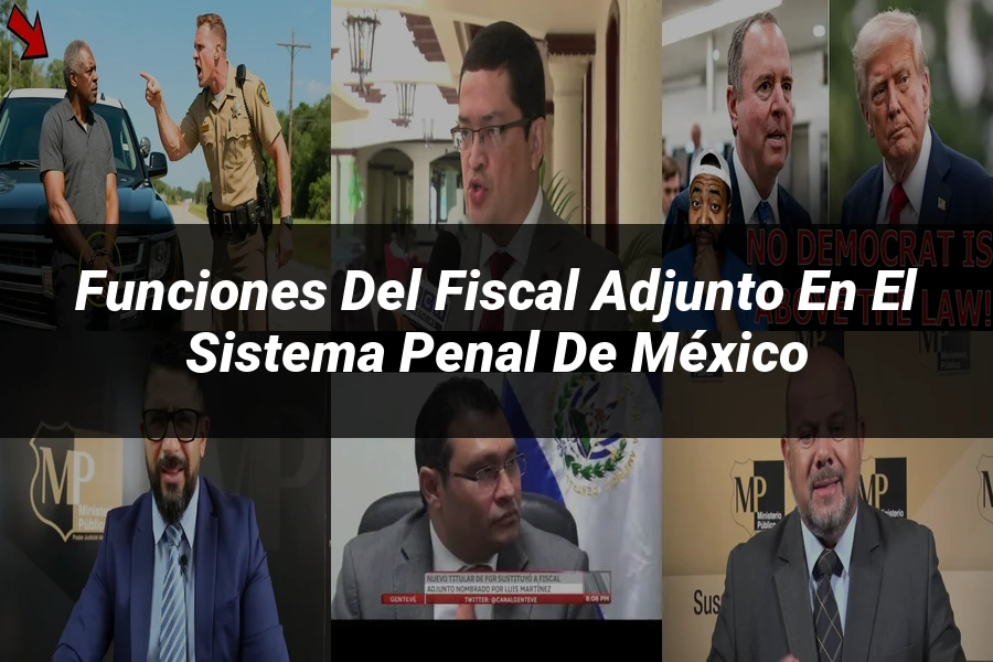 "Funciones del fiscal adjunto en el sistema penal de México"