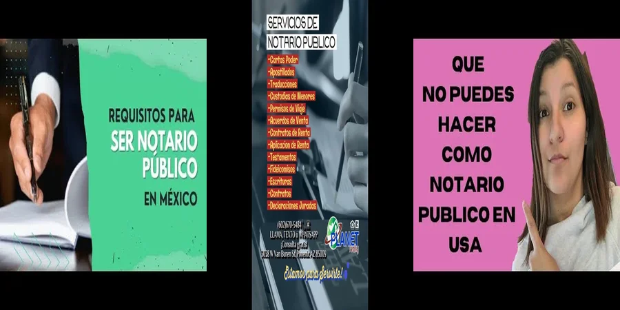 "Funciones del notario público en el centro de México"