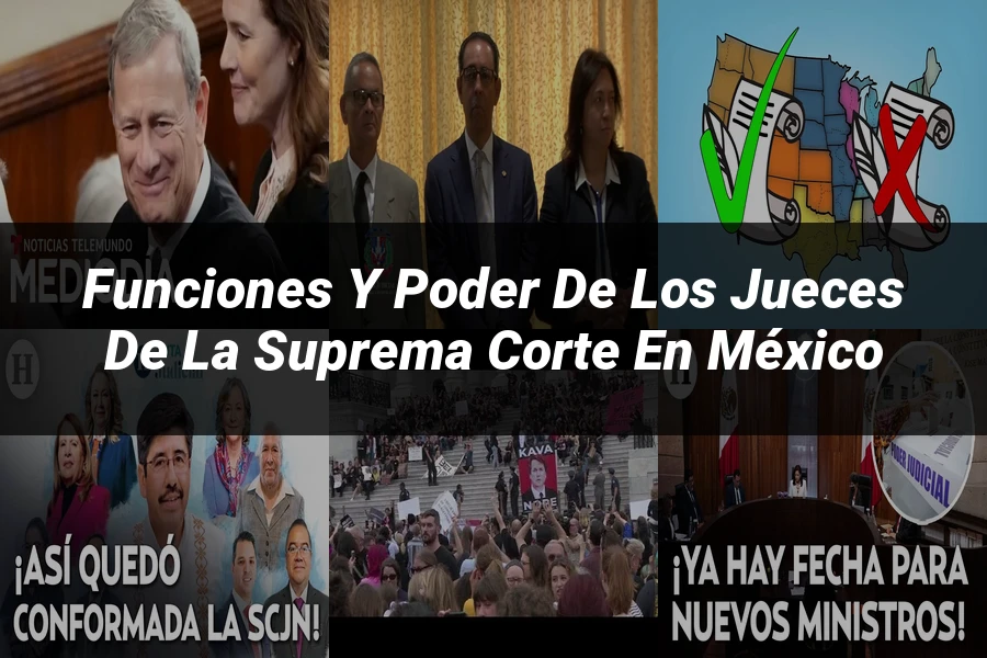 "Funciones y Poder de los Jueces de la Suprema Corte en México"