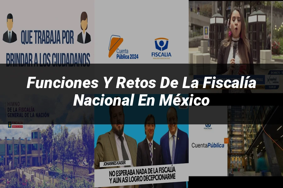 "Funciones y retos de la fiscalía nacional en México"