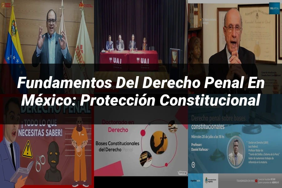 "Fundamentos del Derecho Penal en México: Protección Constitucional"