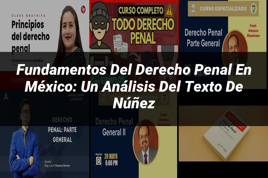 "Fundamentos del Derecho Penal en México: Un Análisis del Texto de Núñez"