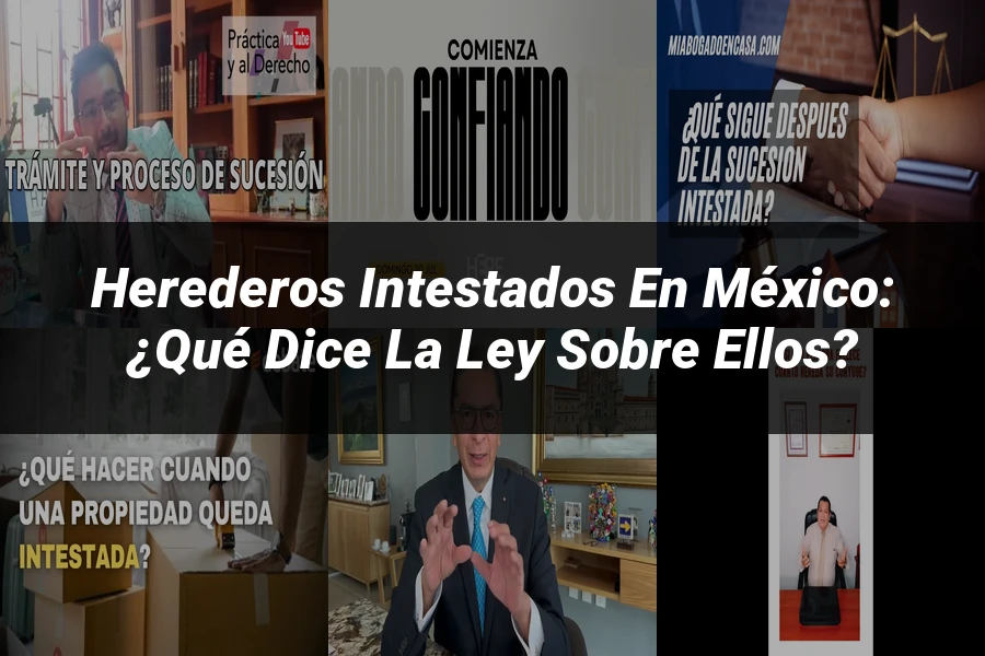 "Herederos Intestados en México: ¿Qué Dice la Ley sobre Ellos?"