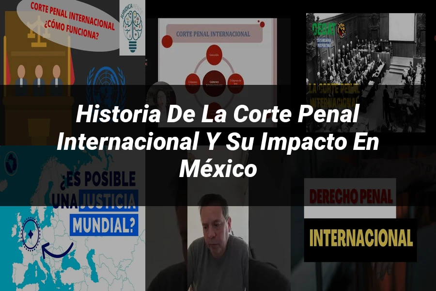 "Historia de la Corte Penal Internacional y su impacto en México"