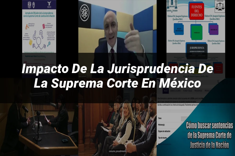 "Impacto de la jurisprudencia de la Suprema Corte en México"