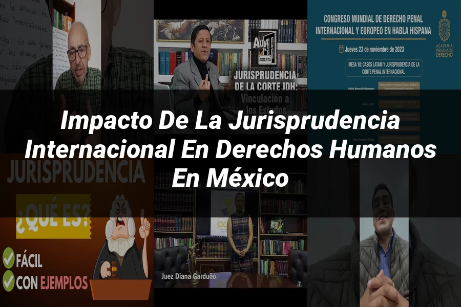 "Impacto de la jurisprudencia internacional en derechos humanos en México"