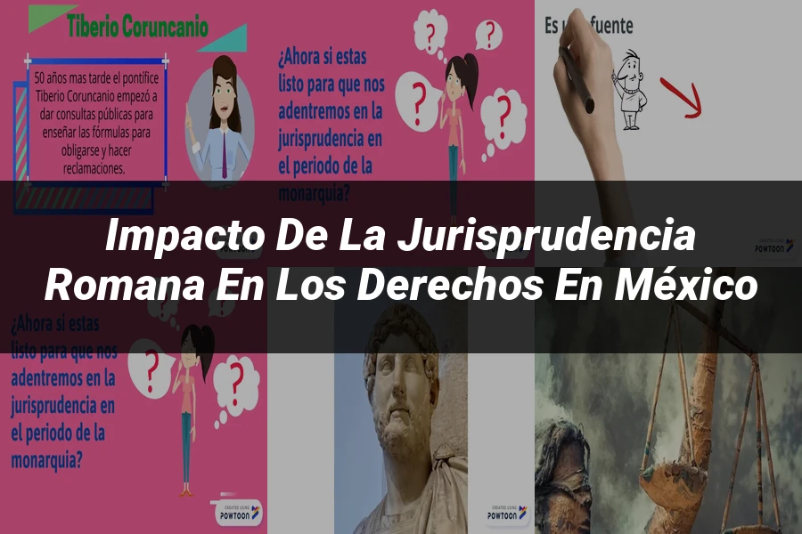 "Impacto de la jurisprudencia romana en los derechos en México"