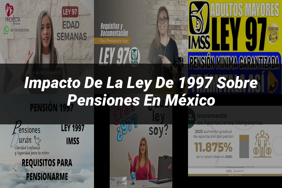 "Impacto de la ley de 1997 sobre pensiones en México"