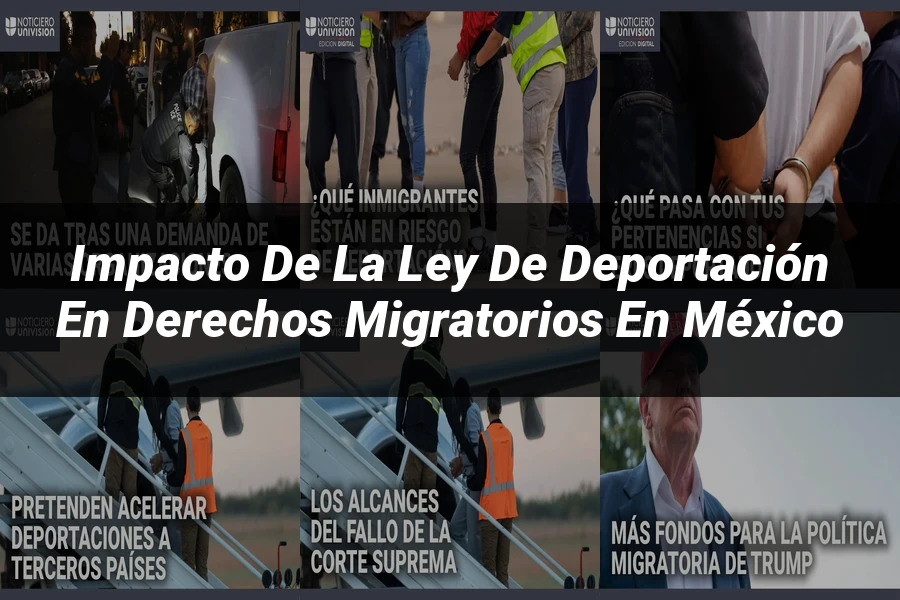 "Impacto de la ley de deportación en derechos migratorios en México"