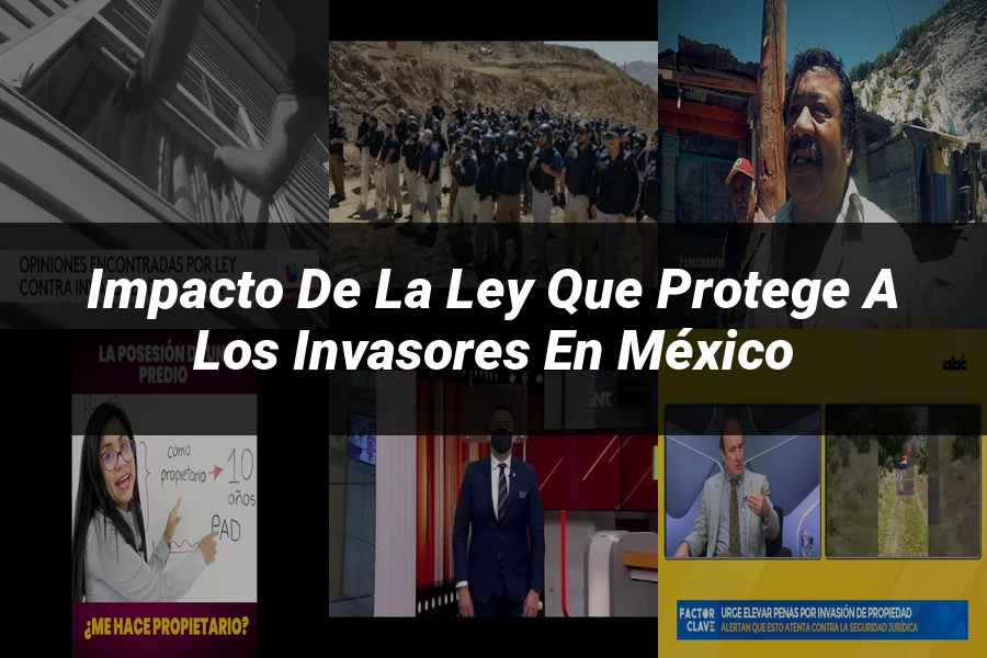 "Impacto de la ley que protege a los invasores en México"