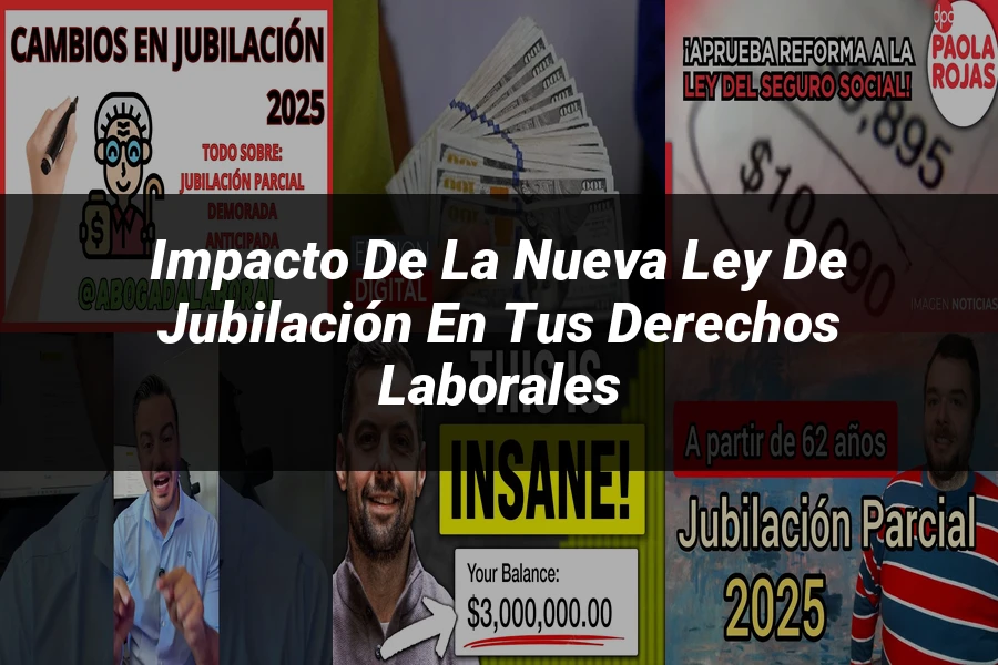 "Impacto de la nueva ley de jubilación en tus derechos laborales"