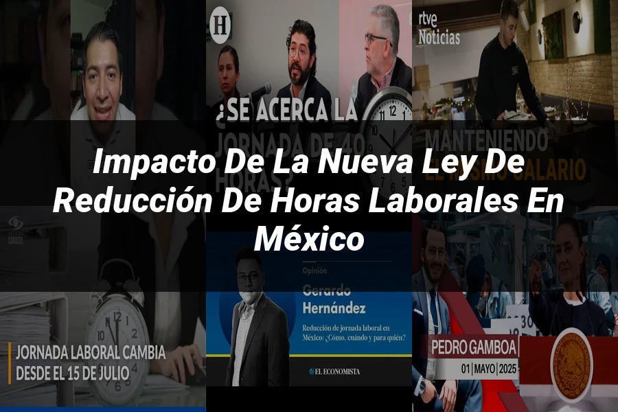 "Impacto de la nueva ley de reducción de horas laborales en México"