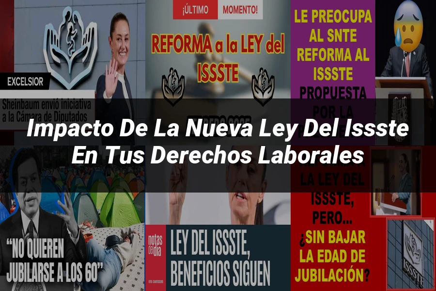 "Impacto de la nueva ley del ISSSTE en tus derechos laborales"
