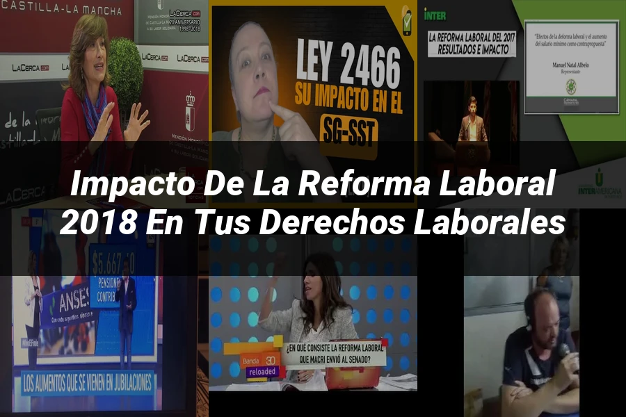 "Impacto de la reforma laboral 2018 en tus derechos laborales"