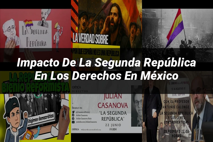 "Impacto de la segunda república en los derechos en México"