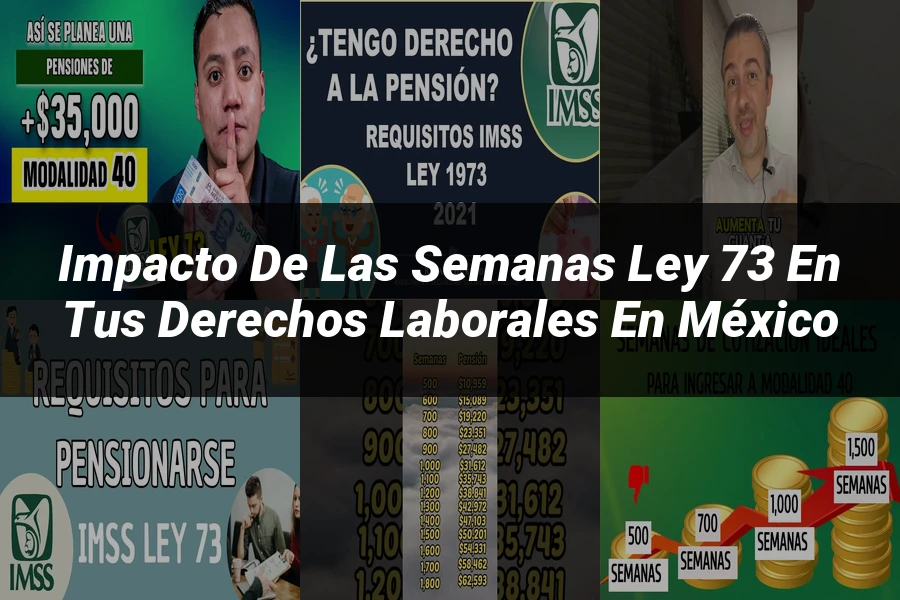 "Impacto de las semanas ley 73 en tus derechos laborales en México"