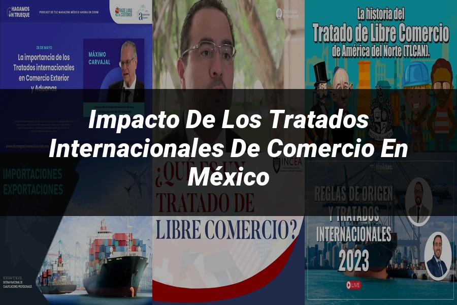 "Impacto de los tratados internacionales de comercio en México"