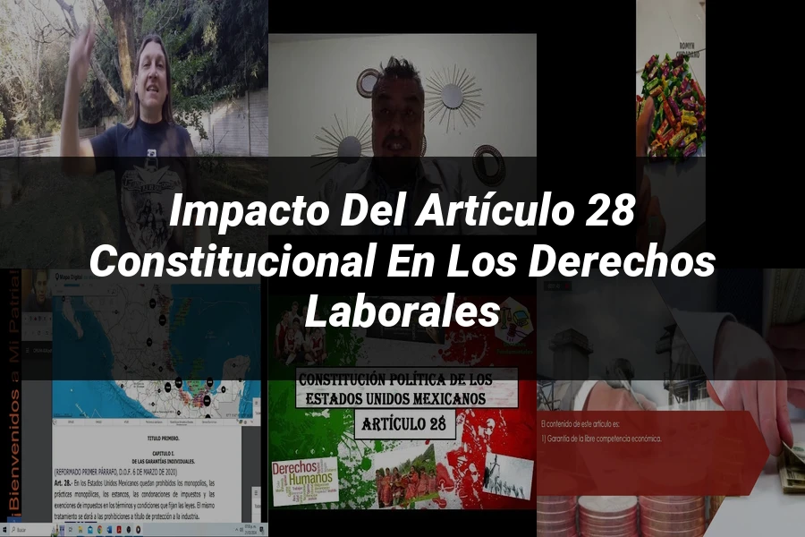 "Impacto del artículo 28 constitucional en los derechos laborales"