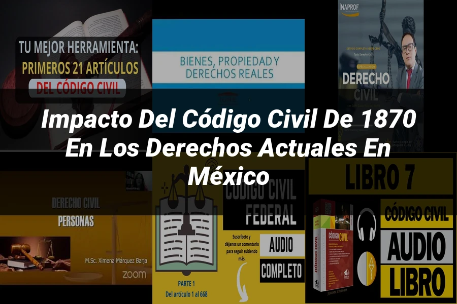"Impacto del código civil de 1870 en los derechos actuales en México"