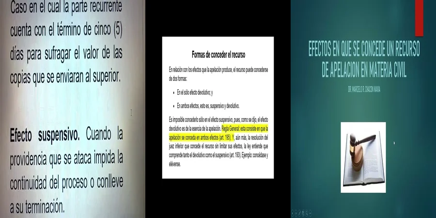 "Impacto del efecto devolutivo y suspensivo en juicios en México"