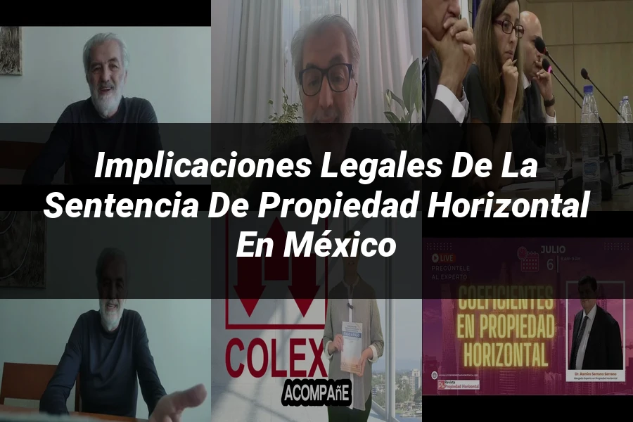 "Implicaciones Legales de la Sentencia de Propiedad Horizontal en México"