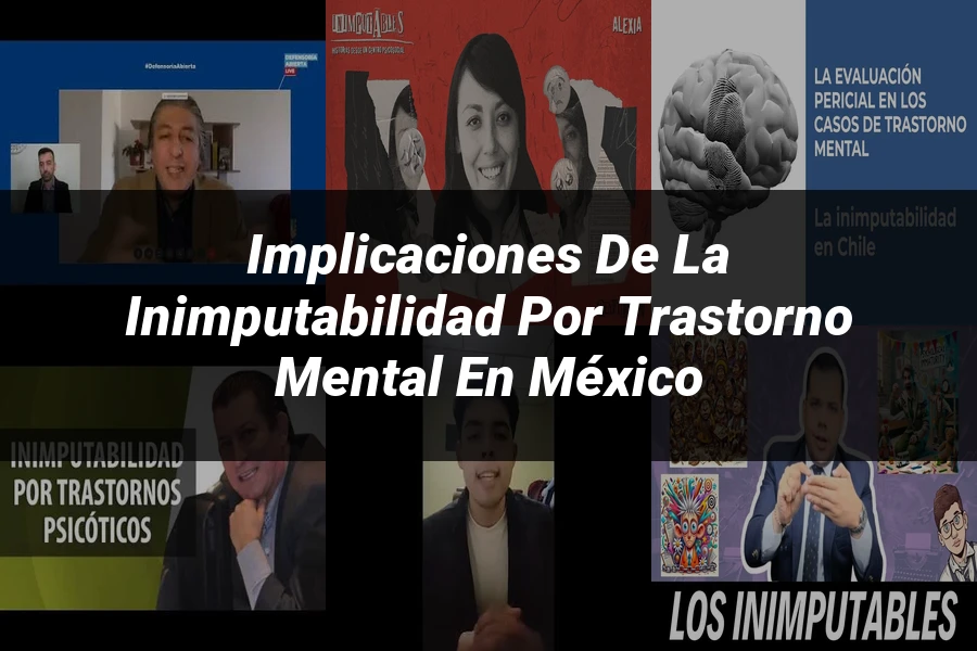 "Implicaciones de la Inimputabilidad por Trastorno Mental en México"