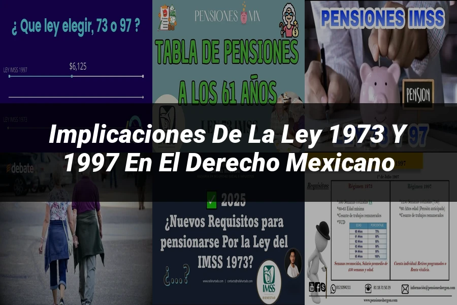 "Implicaciones de la Ley 1973 y 1997 en el Derecho Mexicano"