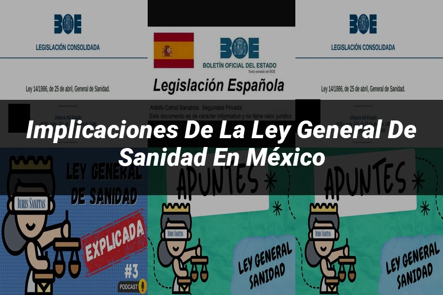 "Implicaciones de la Ley General de Sanidad en México"